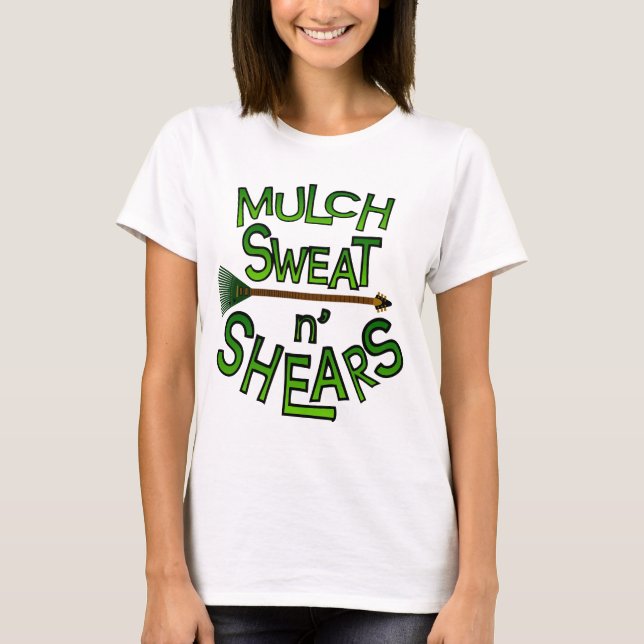 T-shirt Bébé de dames - logo de paillis de poupée (Devant)