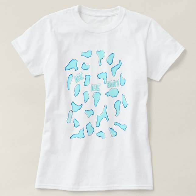 T-shirt Bébé de glace (Design devant)