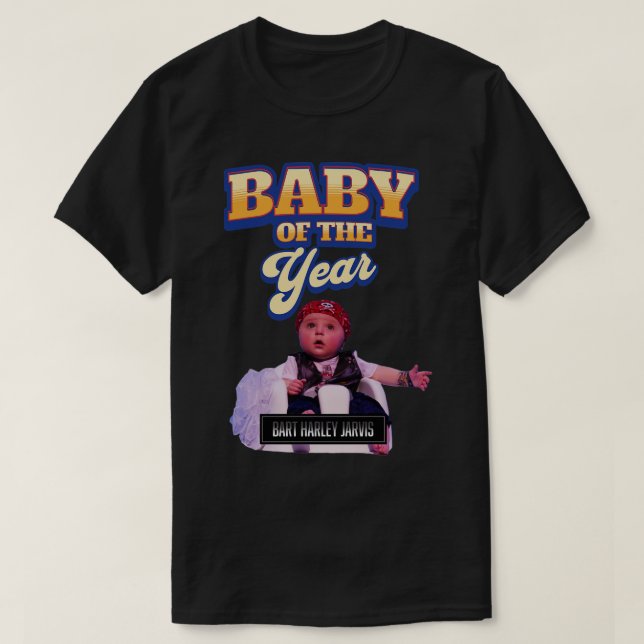 T-shirt Bébé de l'année Bart Harley Jarvis (Design devant)