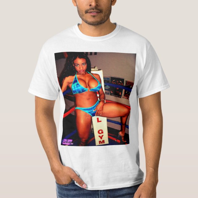 T-shirt Bébé de muscle dans le ring (Devant)