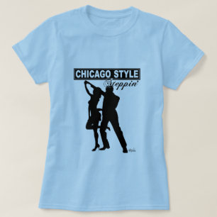 T-shirt Bébé de Steppin de style de Chicago - silhouette