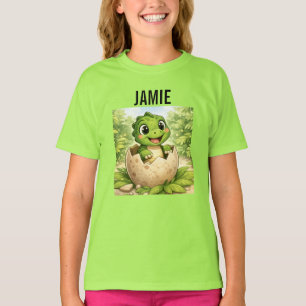 T-shirt Bébé Dinosaure Nouveau-Né Mignon