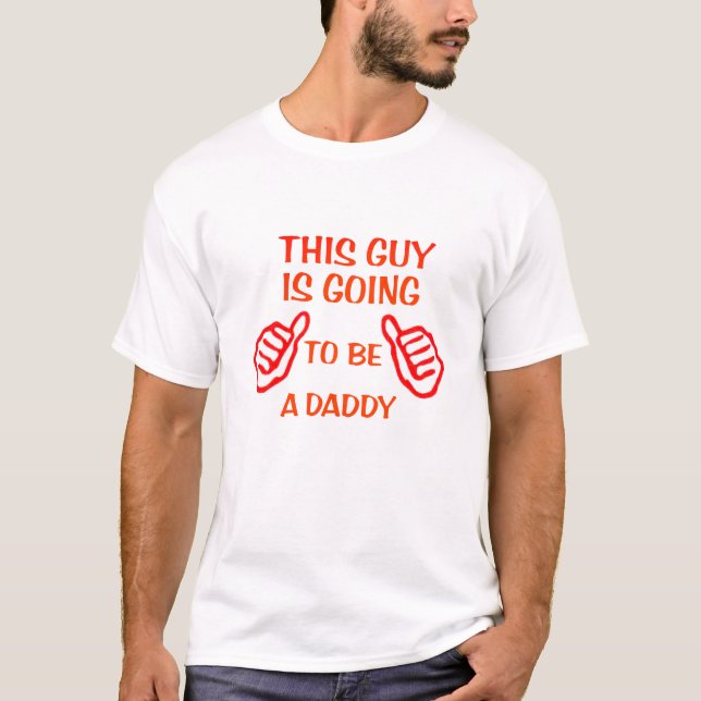 T-shirt Bébé drôle Daddy Tee, Fête des pères humoristique  (Devant)