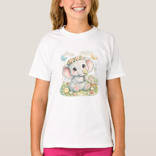 T-shirt Bébé Éléphant