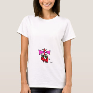 T-shirt bébé elle sourient d'un air affecté chemise
