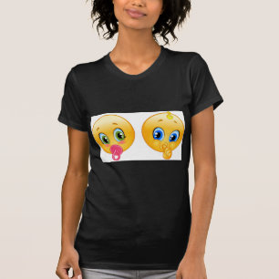 T-shirt bébé émoticônes