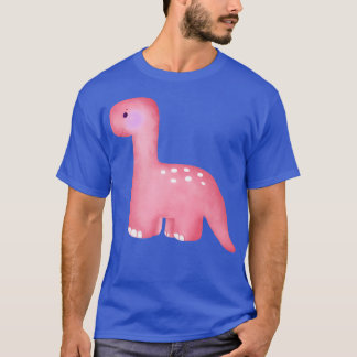 T-shirt Bébé Enfant rose pourpre Dinosaure 2