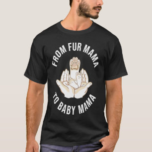 T-shirt Bébé Fourrure Maman Maternité Annonce Grossesse Ch