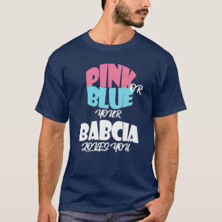 T-shirt Bébé Genre Reveal pour BABCIA indispensable