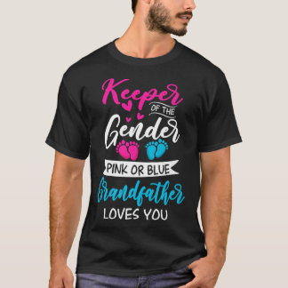 T-shirt Bébé Genre Révéler Douche Rose Ou Bleu Grand-Père