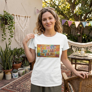 T-shirt Bébé Groovy en Route Rétro Soleil