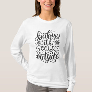 T-shirt Bébé Il fait froid dehors