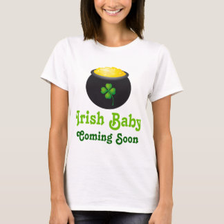 T-shirt Bébé irlandais venant bientôt faire-part de