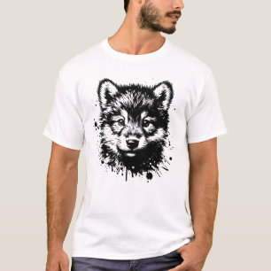 T-shirt Bébé Loup