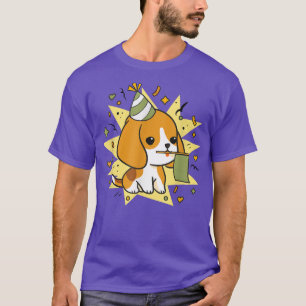 T-shirt Bébé mignon Beagle Anniversaire Fête Chien Proprié