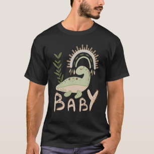 T-shirt Bébé mignon Dinosaur Baby shower Famille Enfants D