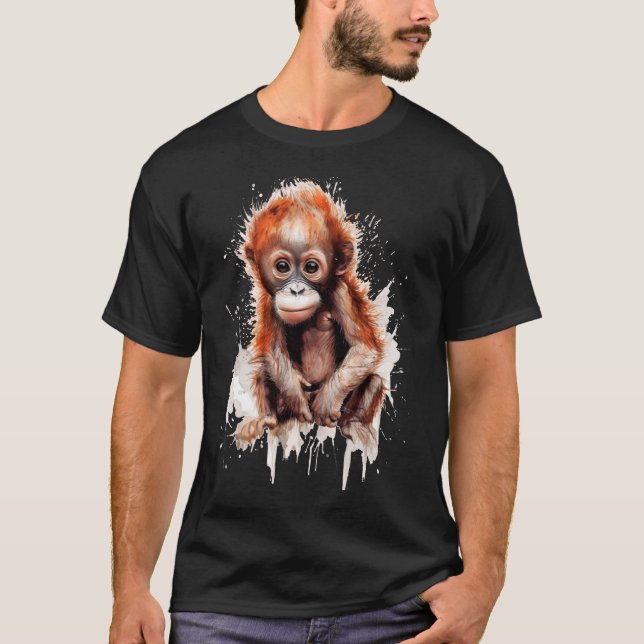 T-shirt Bebé Orangután (Devant)