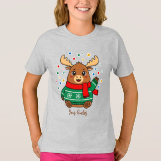 T-shirt Bébé orignal mignon bonjour