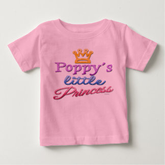 T-shirt bébé petite princesse de pavot