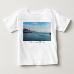 T-shirt bébé pour bébé du port de Mackinac