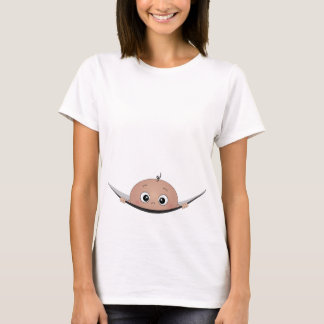 T-shirt Bébé qui regarde