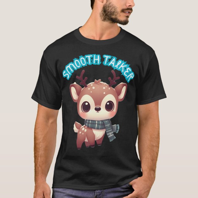 T-shirt Bébé Reindeer Smooth Talker Stalker (Devant)