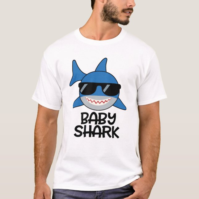 T-shirt Bébé requin (Devant)