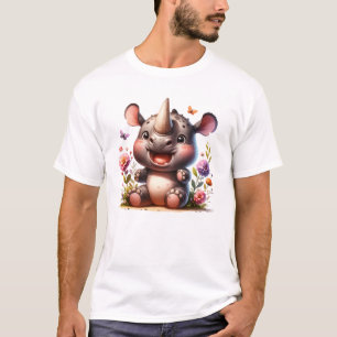 T-shirt Bébé Rhinocéros