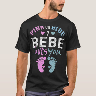 T-shirt Bebe rose ou bleu vous aime grand-mère pour grand-