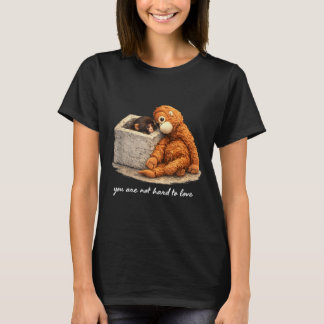 T-shirt Bébé singe mignon adorable poing hommes femmes enf