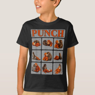 T-shirt Bébé singe mignon nommé punch chemise punch singeC
