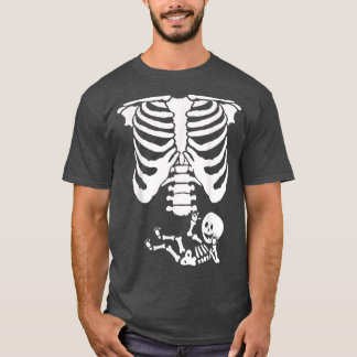T-shirt Bébé Squelette côtes 