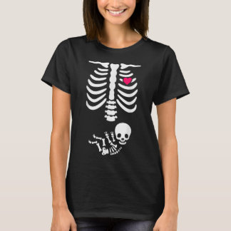 T-shirt Bébé Squelette Grossesse Faire-part rayons X Funny