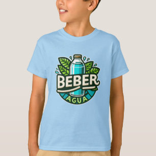 T-shirt Beber agua