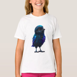 T-shirt Bébés Bleus Enfants Célestes Cosmiques Galactiques