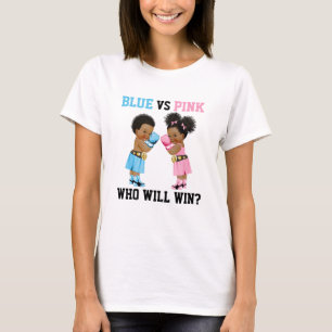 T-shirt Bébés Boxeurs Garçon Fille Révélation du Sexe Bleu