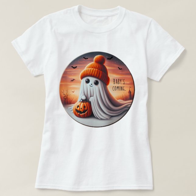 T-shirt Bébé's coming Ghomajorité Faire-part (Design devant)