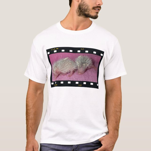 T-shirt Bébés minuscules de hérisson (Devant)