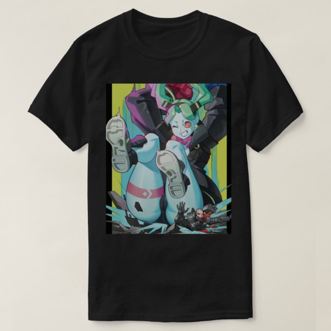 T-shirt Becca de Cyberpunk Edgerunners (Design devant)