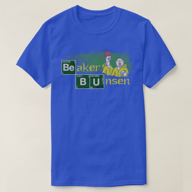 T-shirt Bécher et Bunsen (Design devant)