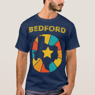 T-shirt Bedford Texas Vintage Souvenir désorganisé