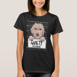 T-shirt Bedlington Terrier Mugshot Guilty Chien