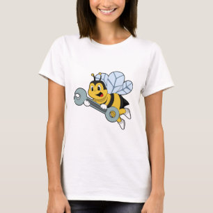 T-shirt Bee as Mechanic with Wrench