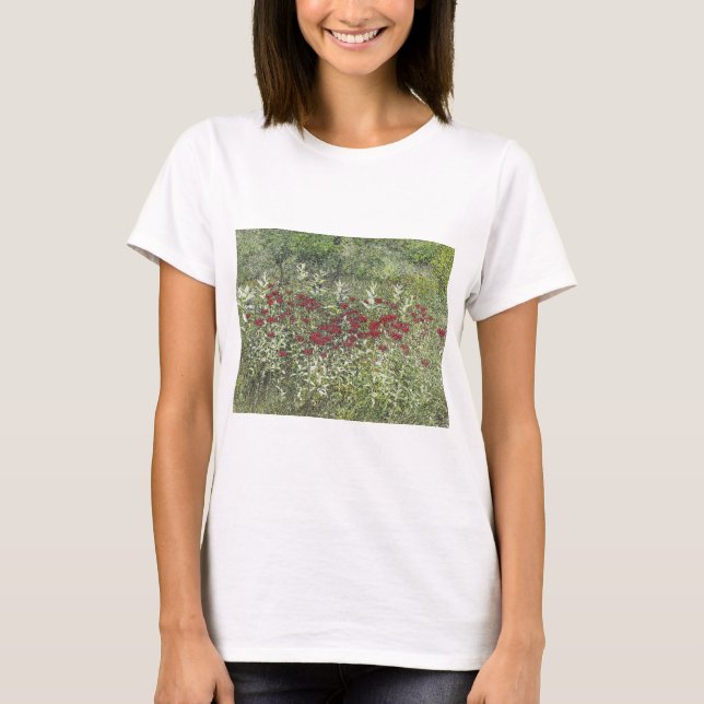 T-shirt Bee Balm (Bergamont) en août (Devant)