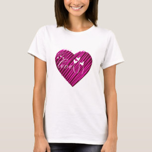 T-shirt Bee Bridal douche fleurons jaune