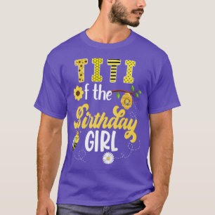 T-shirt Bee Bumblebee Girl Anniversaire Hive Sweet 1ère Pa