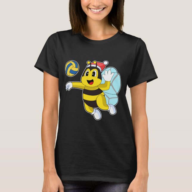 T-shirt Bee Christmas Volleyball (Devant)