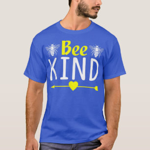 T-shirt Bee Kind drôle Cartoon nouveauté pour les femmes H