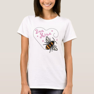 T-shirt Bee Mine Saint-Valentin Coeur