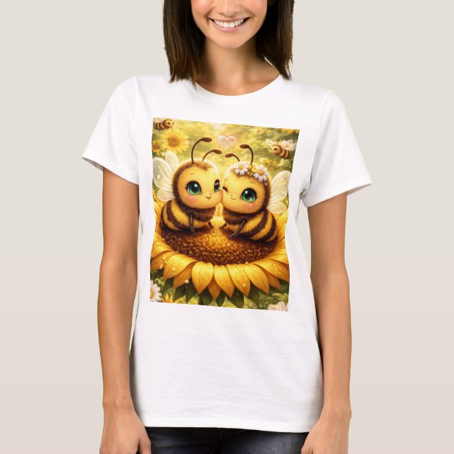 T-shirt BEE Mine Sunflower (Devant)